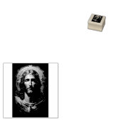Jezus redt rubberstempel (Gestempeld)