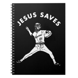 Jezus redt Shirt Religieuze Christelijke gelovigen Notitieboek