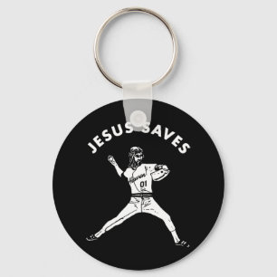 Jezus redt Shirt Religieuze Christelijke gelovigen Sleutelhanger