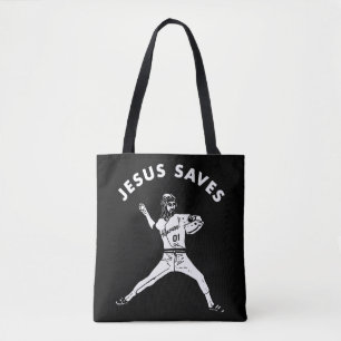Jezus redt Shirt Religieuze Christelijke gelovigen Tote Bag