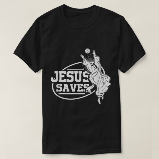 Jezus redt Shirt Volleyball (Design voorkant)