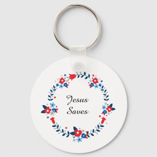 Jezus Redt Sleutelhanger (Voorkant)