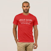 Jezus redt... t-shirt (Voorkant volledig)