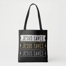 Jezus Redt Tote Bag