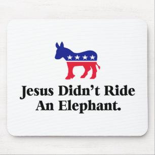 Jezus Reed Niet Op Een Olifant - Anti Trump GOP Muismat