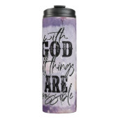 Jezus Religieus Geloof God Bijbel Gebed Thermosbeker (Voorkant)