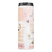 Jezus Religieus Geloof God Bijbel Gebed Thermosbeker (Achterkant)