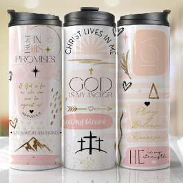 Jezus Religieus Geloof God Bijbel Gebed Thermosbeker