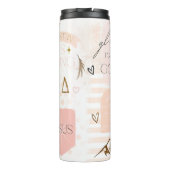 Jezus Religieus Geloof God Bijbel Gebed Thermosbeker (Achterkant)