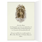 Jezus Religieuze Christelijke Floral  (Binnen (Links))