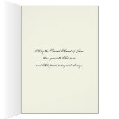 Jezus Religieuze Christelijke Floral  (Binnen (Rechts))