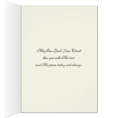 Jezus Religieuze Christelijke Floral  (Binnen (Rechts))