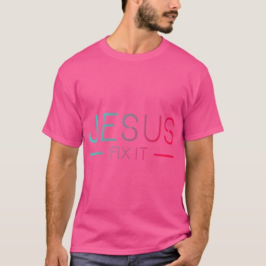 Jezus repareerde het t-shirt (Voorkant)