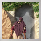 Jezus reurrectie van de Tomb Paaskunst Poster (Voorkant)