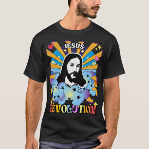 Jezus-revolutie Bijbel Verse Christelijke kerkrect T-shirt