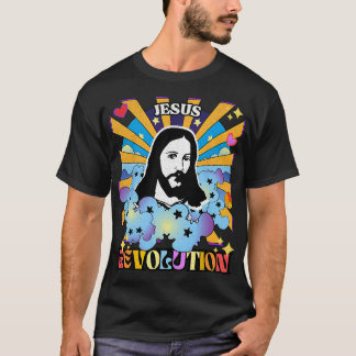 Jezus-revolutie Bijbel Verse Christelijke kerkrect T-shirt