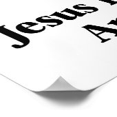 Jezus riep geen olifant - democratische partij poster (Hoek)