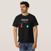 Jezus riep op door Jezus Blessed Christelijk T-shirt (Voorkant volledig)