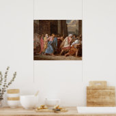 Jezus Rijdt de Merchants van de tempel Poster (Keuken)