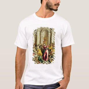 Jezus Rijdt de Merchants van de tempel T-shirt