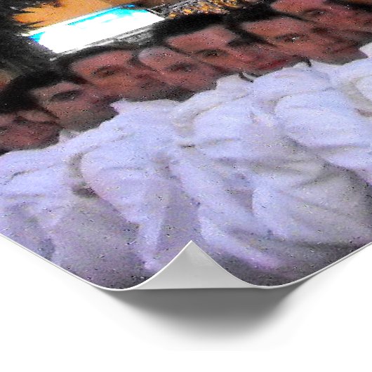 Jezus rijdt met een ezel, Palm Sunday Poster (Hoek)