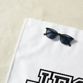 Jezus Rocks Bijbels Festival W/B Strandlaken (In situ)