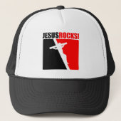 Jezus Rocks! Trucker Pet (Voorkant)