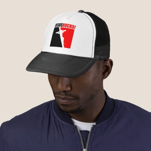 Jezus Rocks! Trucker Pet (In situ)