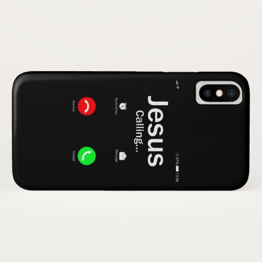 Jezus roept Case-Mate iPhone case (Achterkant (horizontaal))