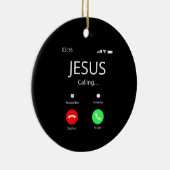 Jezus roept - Christelijk Keramisch Ornament (Rechts)