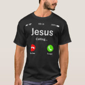 Jezus roept Christelijk T Shirt op (Voorkant)