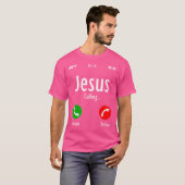 Jezus roept - Christelijk T T-shirt (Voorkant volledig)