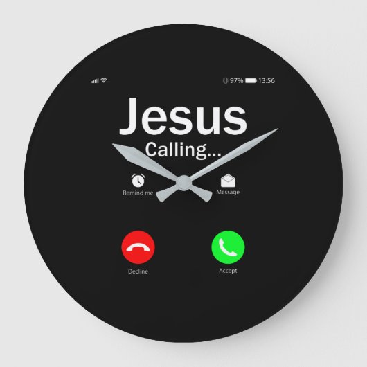 Jezus roept grote klok (Voorkant)