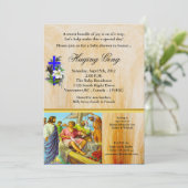 Jezus roept vissers op om het Baby shower te volge Kaart (Staand voorkant)