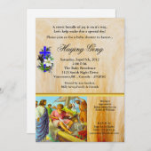 Jezus roept vissers op om het Baby shower te volge Kaart (Voorkant / Achterkant)