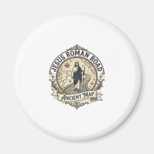 Jezus Romeinse Weg Oude Kaart Jezus Romeinse Weg O Magneet