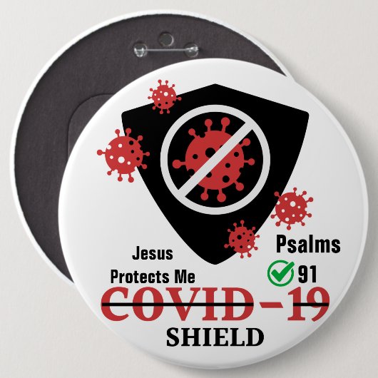 Jezus - Ronde Button (Voorkant /achterkant)