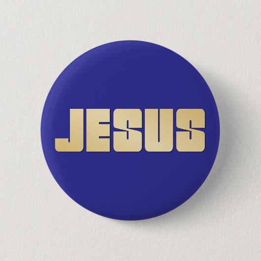 Jezus Ronde Button 5,7 Cm (Voorkant)