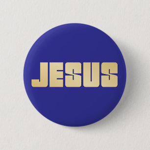Jezus Ronde Button 5,7 Cm