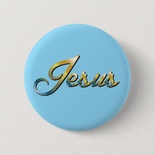 Jezus Ronde Button 5,7 Cm