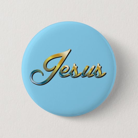 Jezus Ronde Button 5,7 Cm (Voorkant)