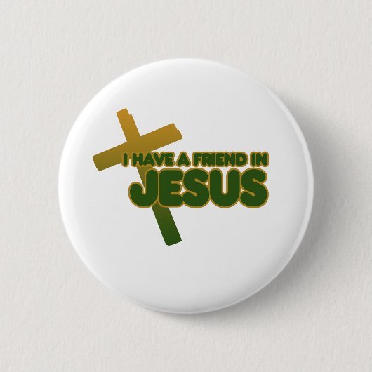 Jezus Ronde Button 5,7 Cm (Voorkant)