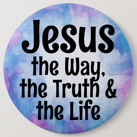 Jezus Ronde Button 6,0 Cm (Voorkant)