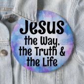 Jezus Ronde Button 6,0 Cm (In situ)