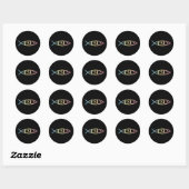 Jezus Ronde Sticker (Vel)