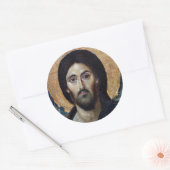 Jezus Ronde Sticker (Envelop)