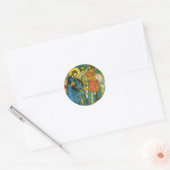 Jezus Ronde Sticker (Envelop)