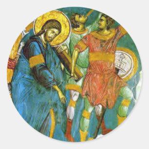 Jezus Ronde Sticker