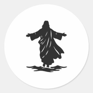 Jezus Ronde Sticker