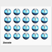 Jezus Ronde Sticker (Vel)